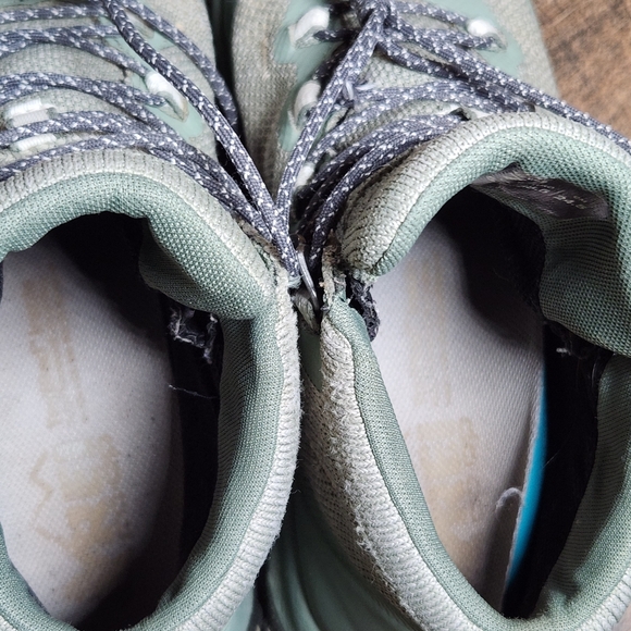 REI Co-Op Flash Hiking Boots Green Women's 7.5 Outdoor Waterproof Lightweight - Picture 11 of 11